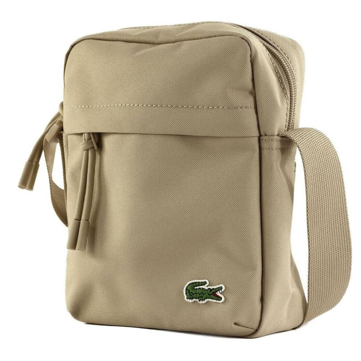 Lacoste Sacoche Beige/Kaki clair Mixte Lacoste Neocroc