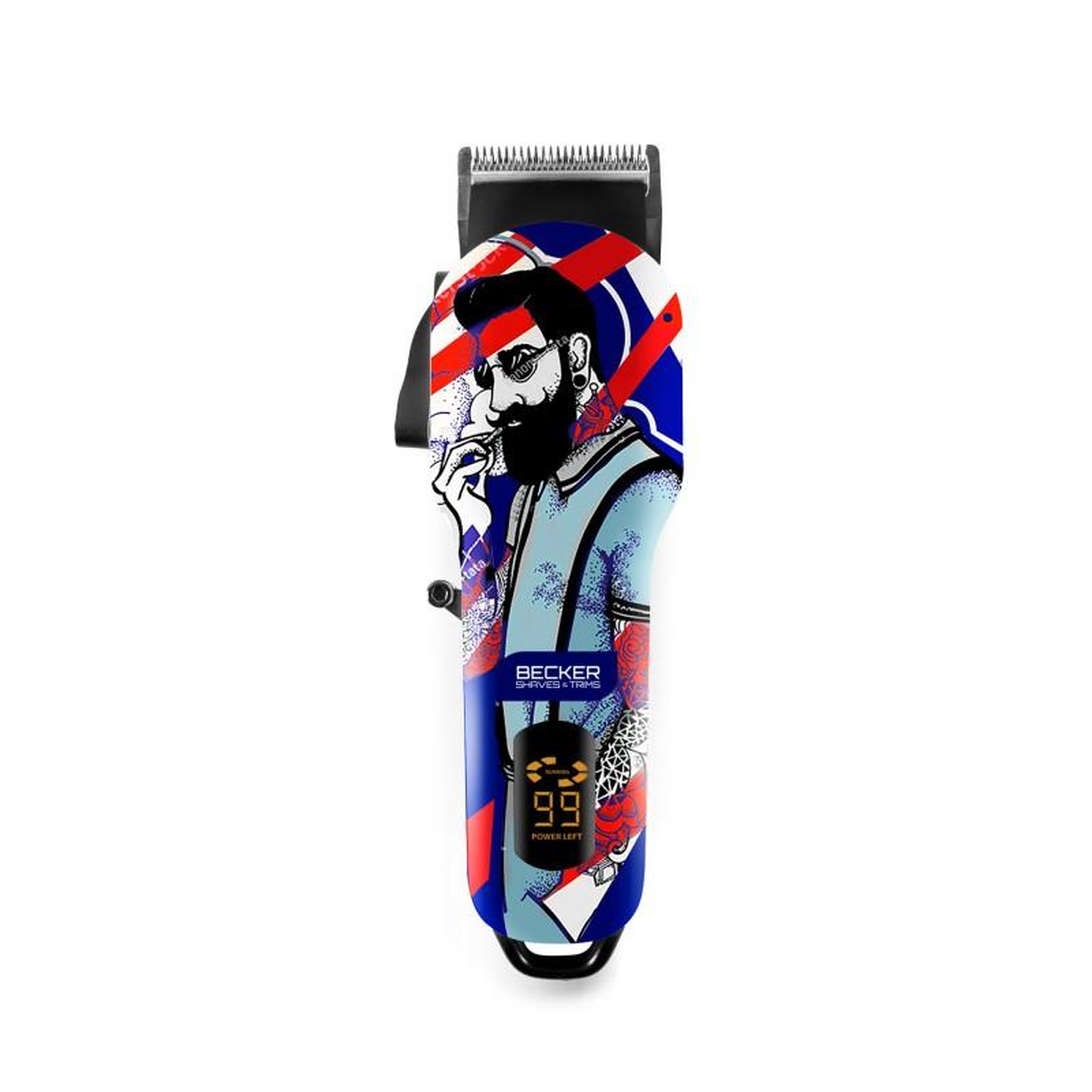 BECKER SHAVES ET TRIMS Tondeuse Sans Fil Cheveux Et Barbe Avec Levier D'ajustement Hero Ii De Becker