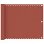 Voir la diapositive 1 : VIDAXL Ecran de balcon Terre cuite 75x300 cm PEHD