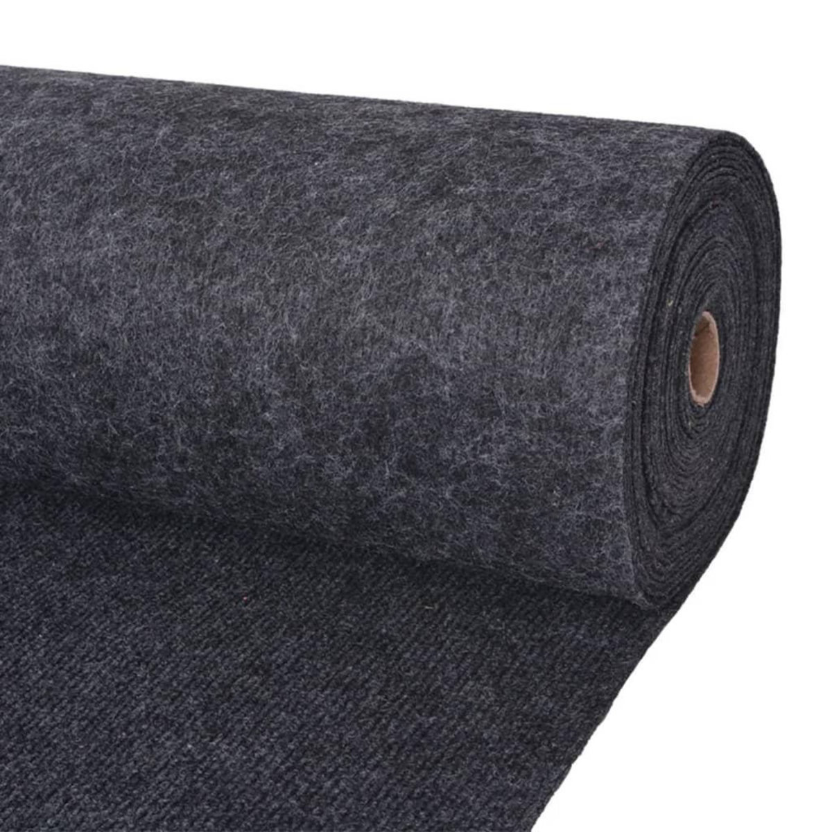 VIDAXL Tapis strie pour exposition 1,2x15 m Anthracite