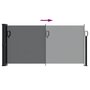 Voir la diapositive 5 : VIDAXL Auvent lateral retractable noir 100x500 cm