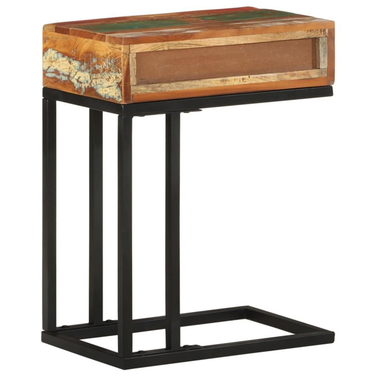 VIDAXL Table d'appoint en U 45x30x61 cm Bois de recuperation massif