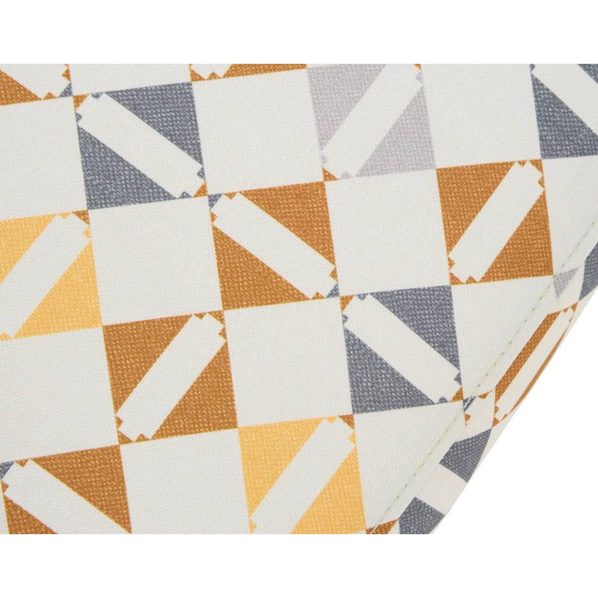 LISA DESIGN Onyx - canapé droit 2 places motif graphique en tissu