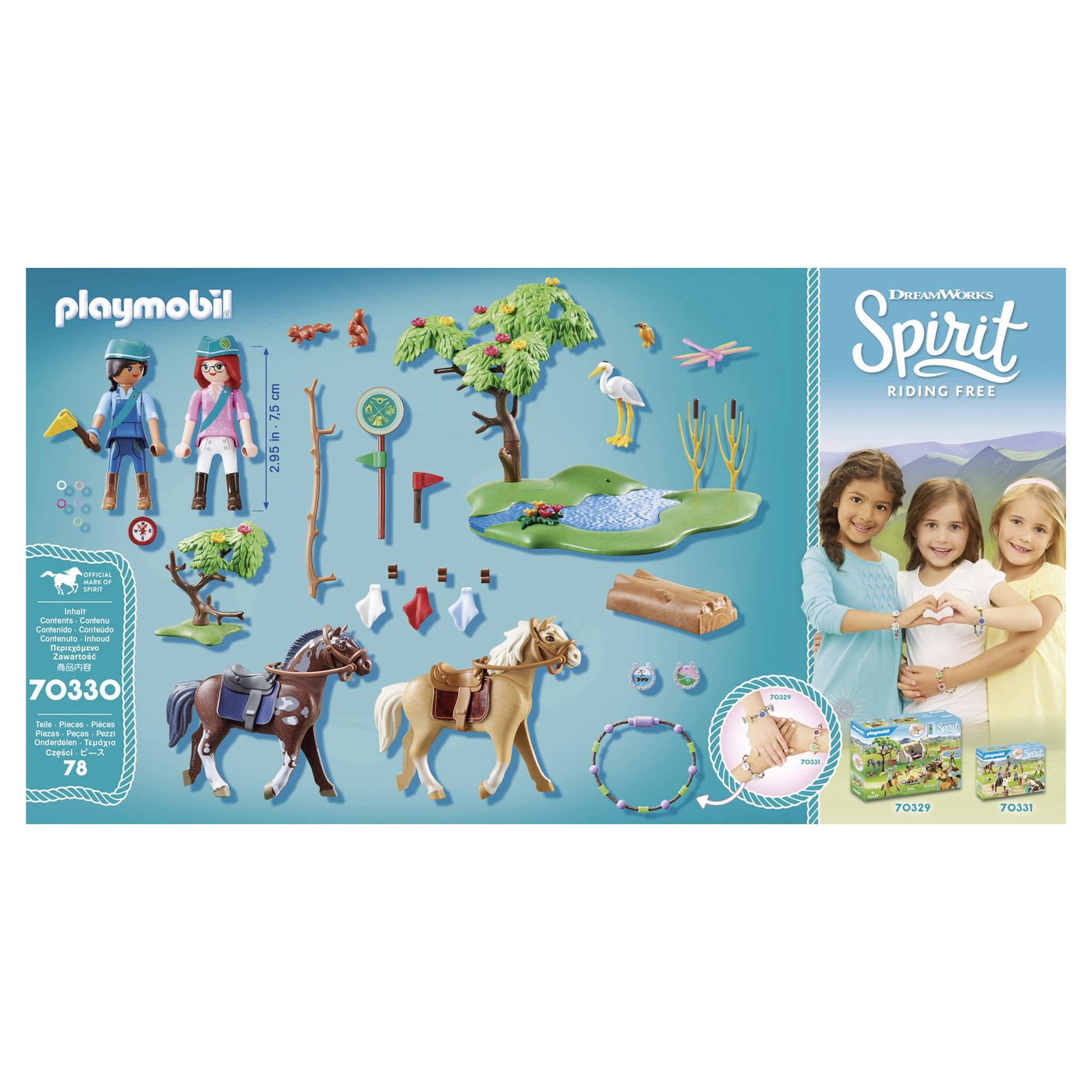 Voir la diapositive 4 : PLAYMOBIL 70330 - Spirit -  Mare avec végétation