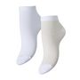 Voir la diapositive 1 : Pieces X2 Paires de Chaussettes Blanc/ Femme Pieces Claura