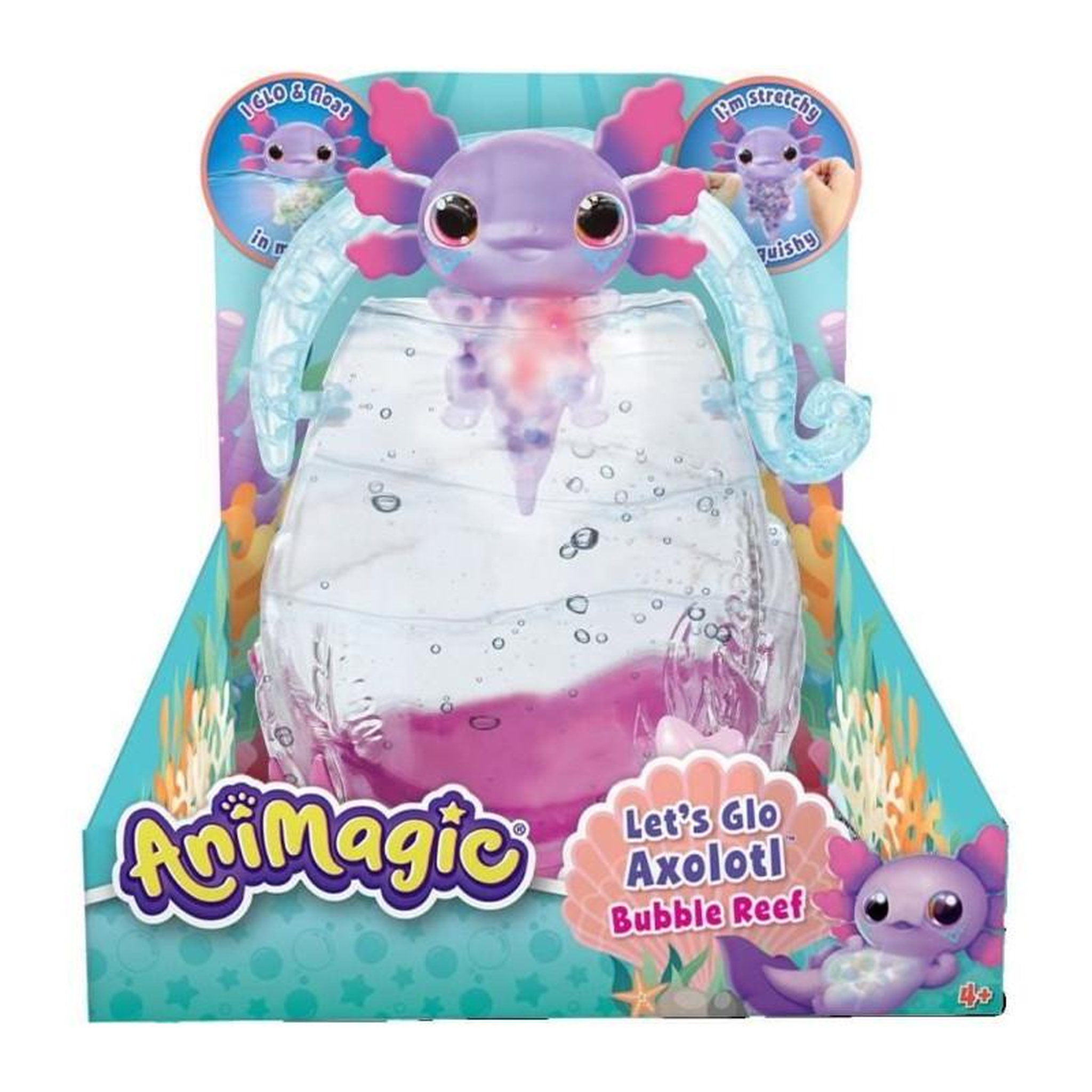 Voir la diapositive 3 : GOLIATH Peluche interactive - GOLIATH - Animagic Axolotl Aquarium