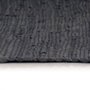 VIDAXL Tapis Chindi Coton tisse a la main 120 x 170 cm Anthracite