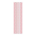 Scrapcooking Party 20 pailles papier - Cœurs rose