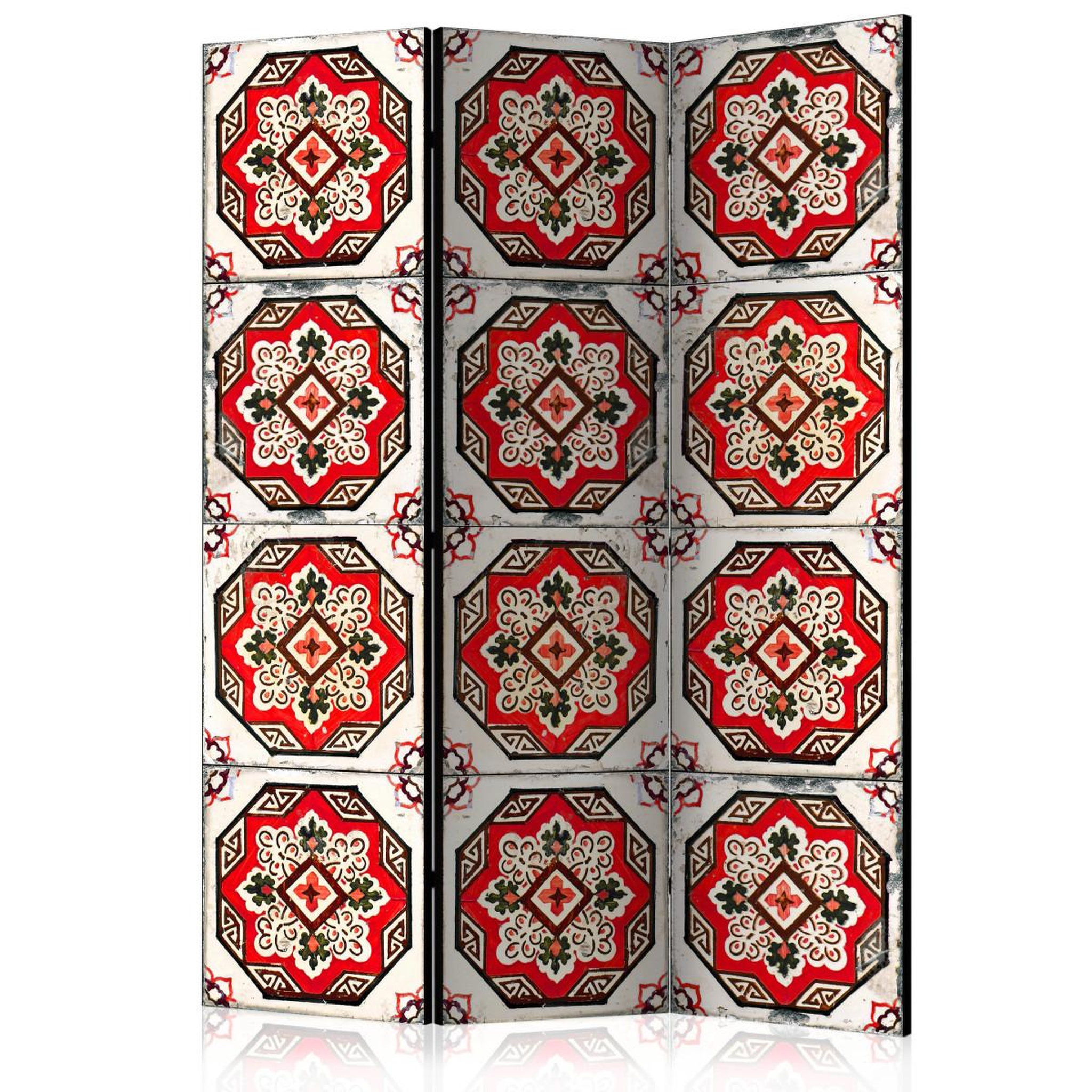 Paris Prix Paravent 3 volets  dance of red line  135x172cm