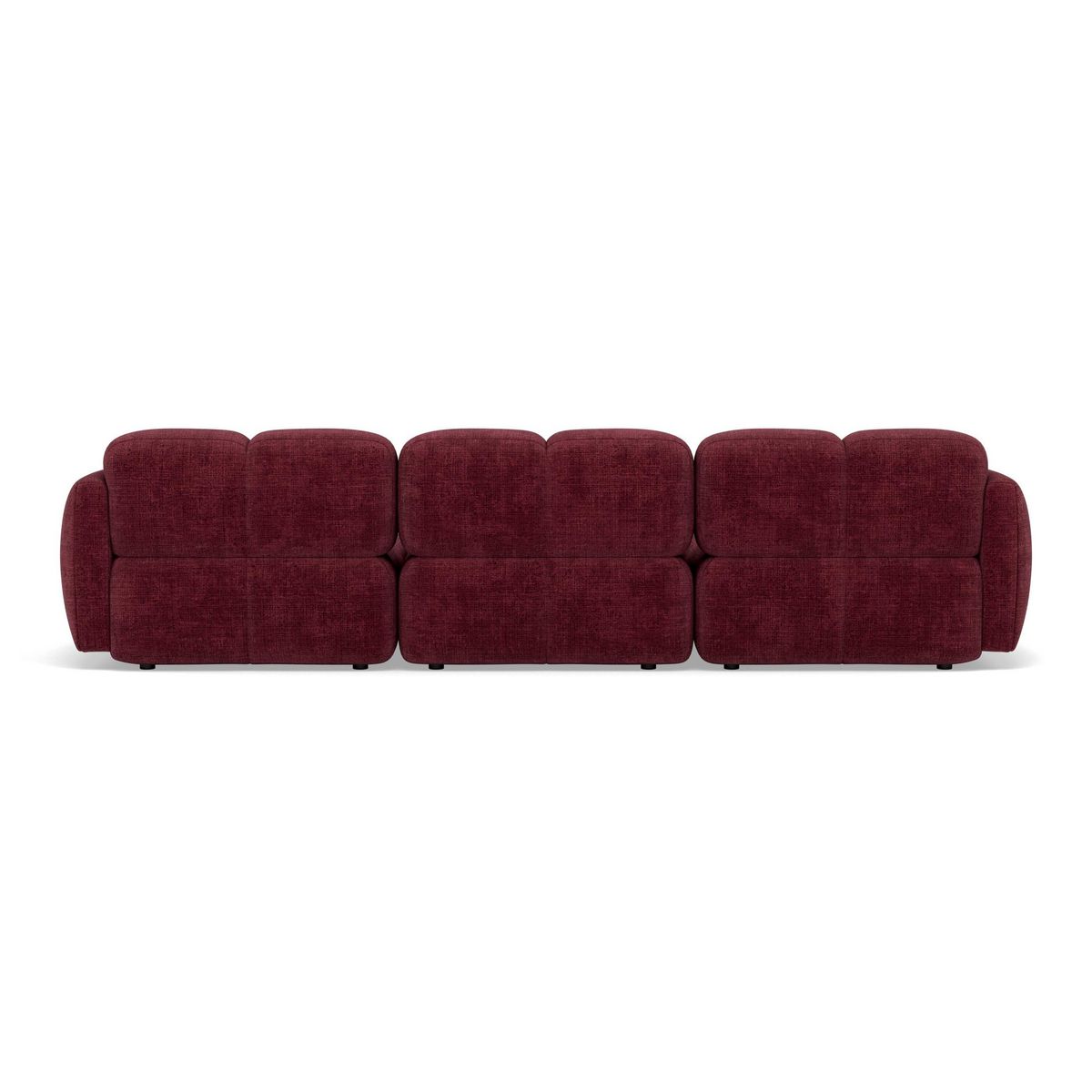 LISA DESIGN Grace - canapé modulable 3 places en velours texturé