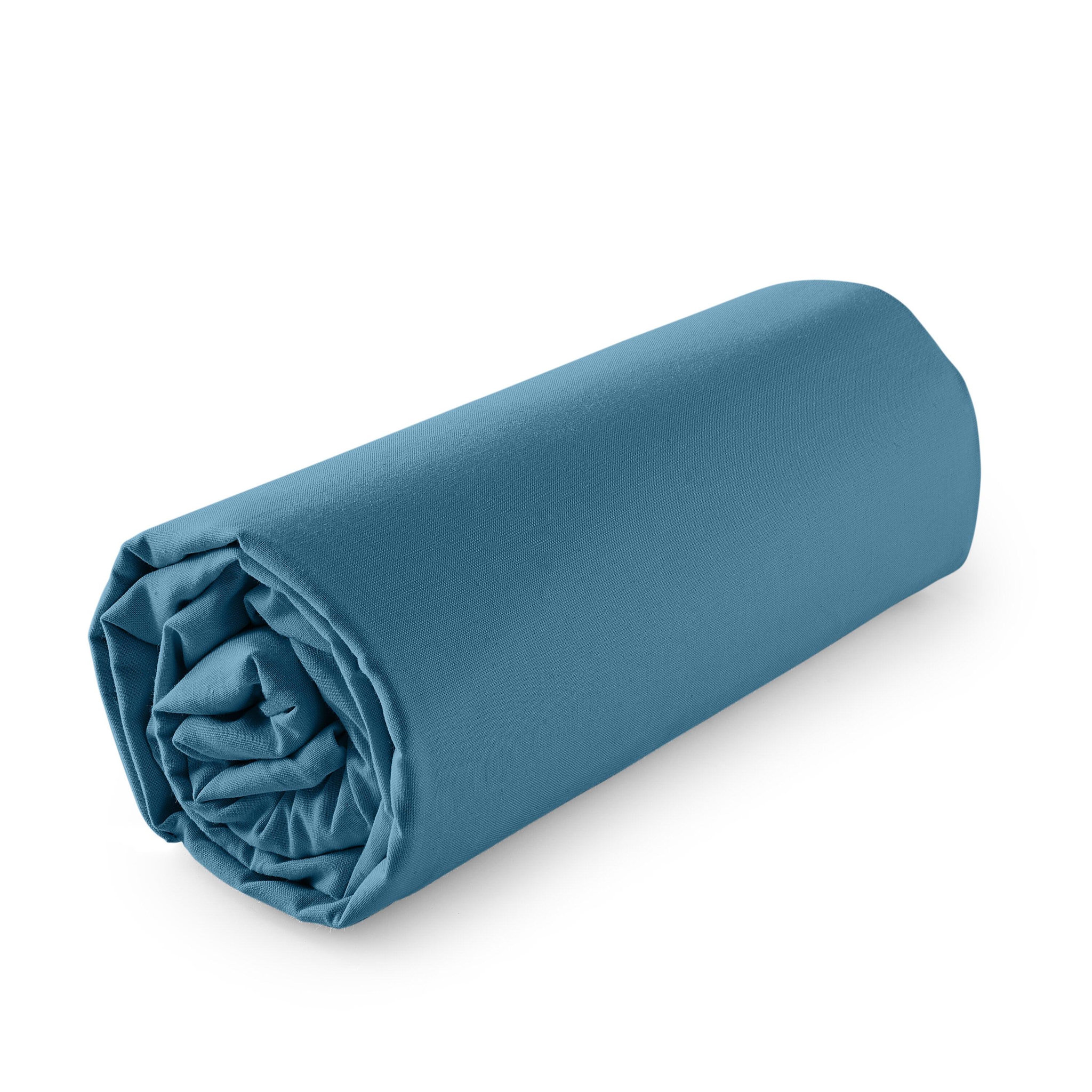Voir la diapositive 1 : ACTUEL Drap housse uni en coton 57 fils - collection permanente