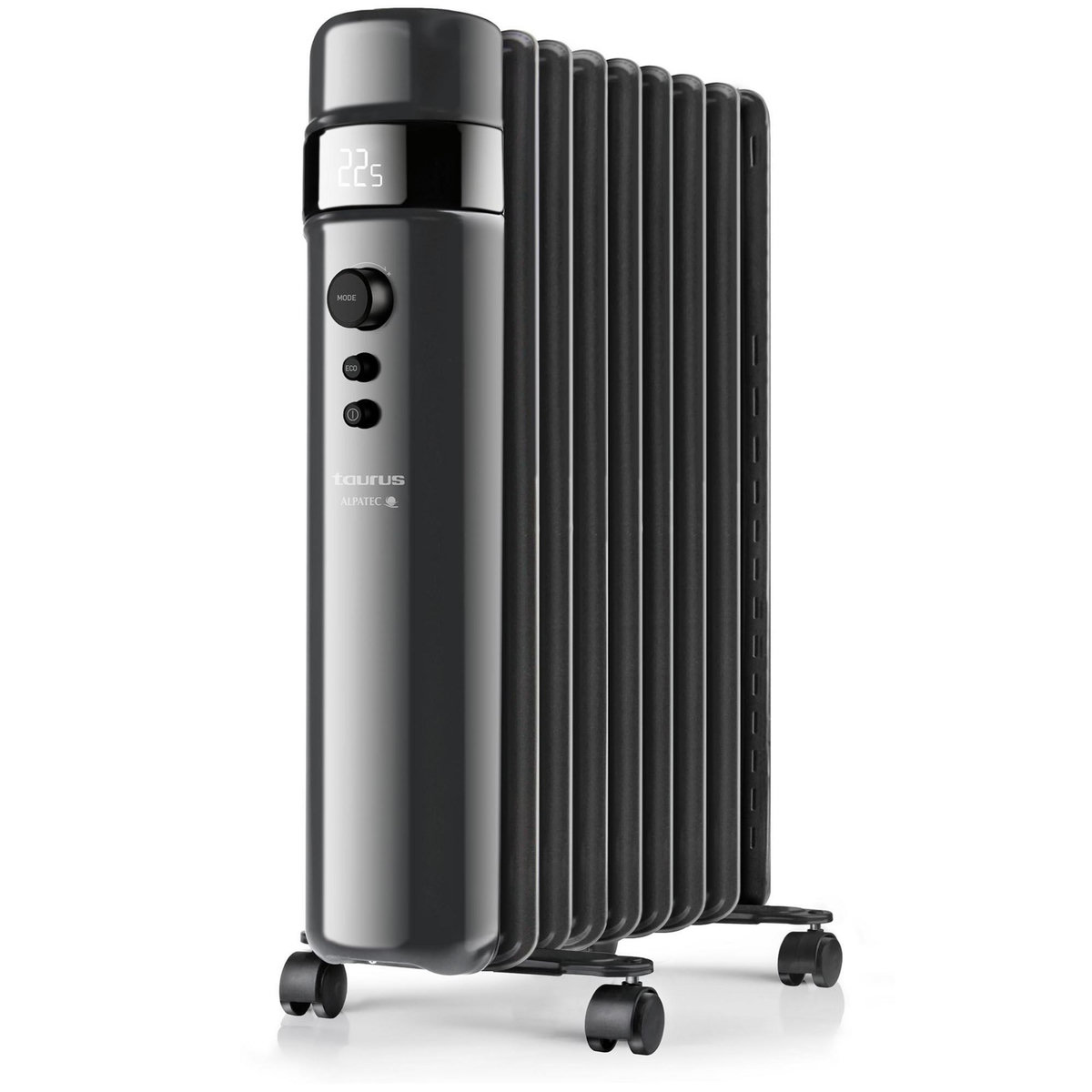 Taurus Alpatec Radiateur à bain d'huile 2000w noir - agadir 2000