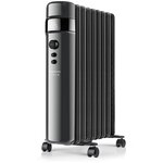 Taurus Alpatec Radiateur à bain d'huile 2000w noir - agadir 2000