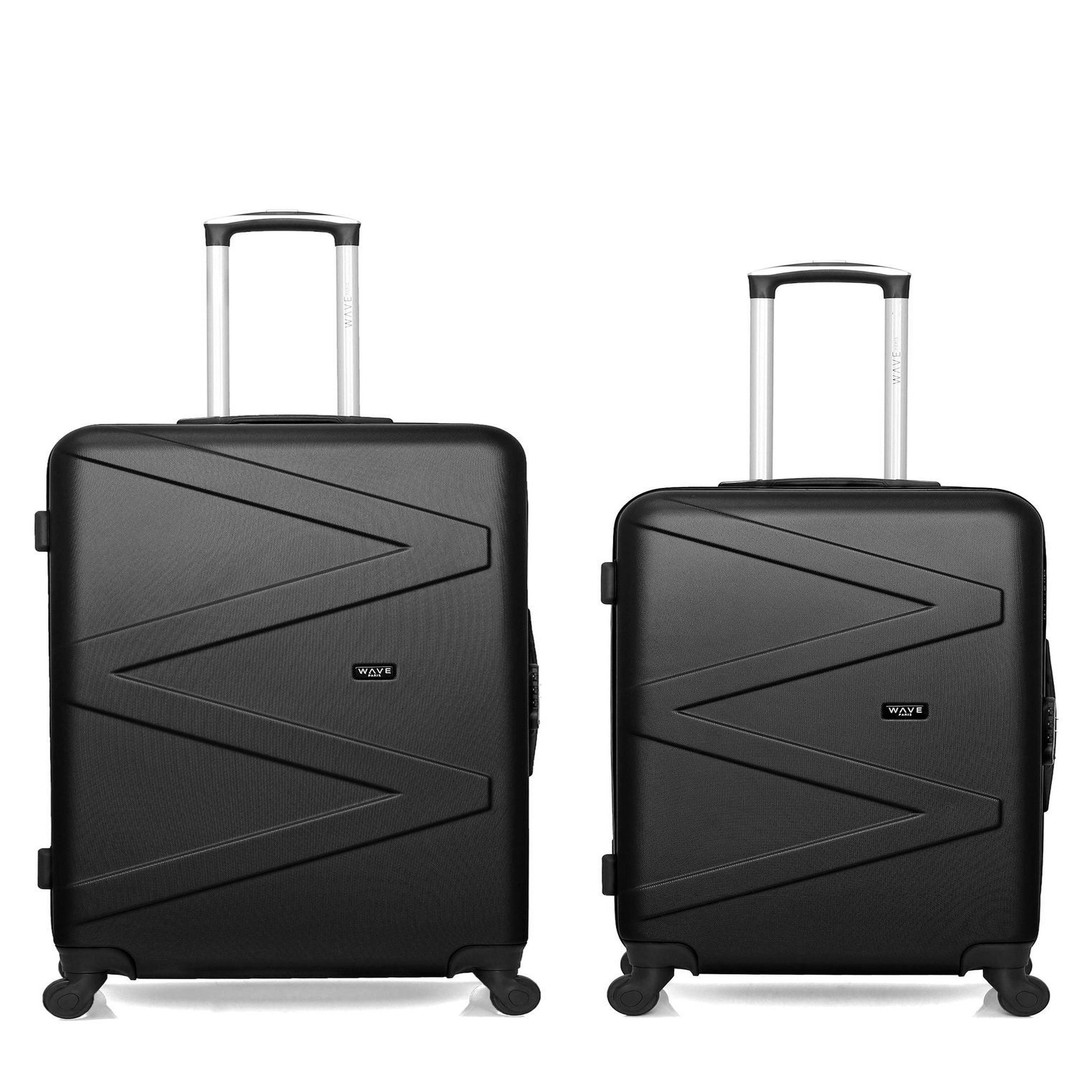 WAVE PARIS Wave paris - lot de 2 - valise grand format et valise weekend amazone