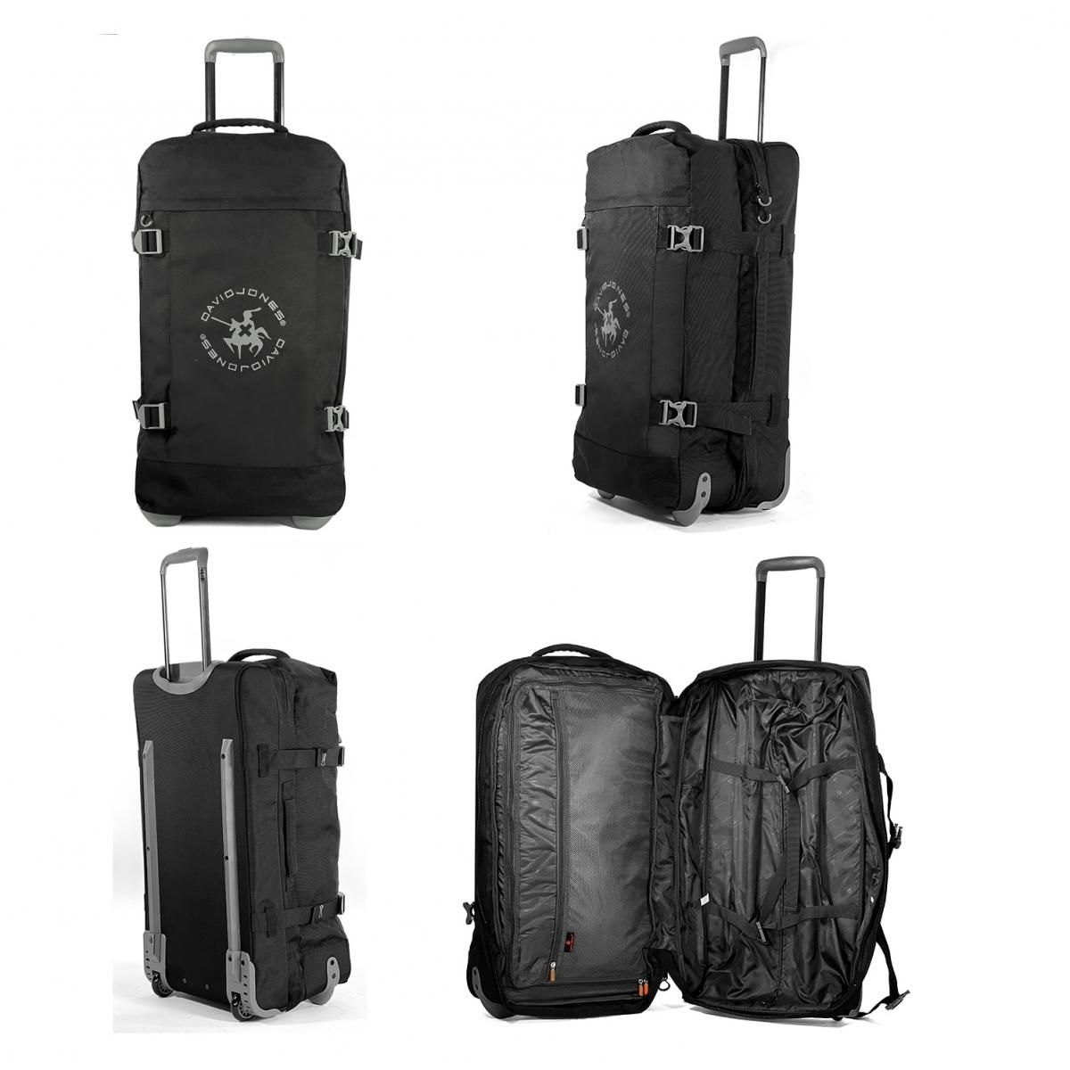 David Jones Sac de voyage à roulettes 76L double compartiment 73cm