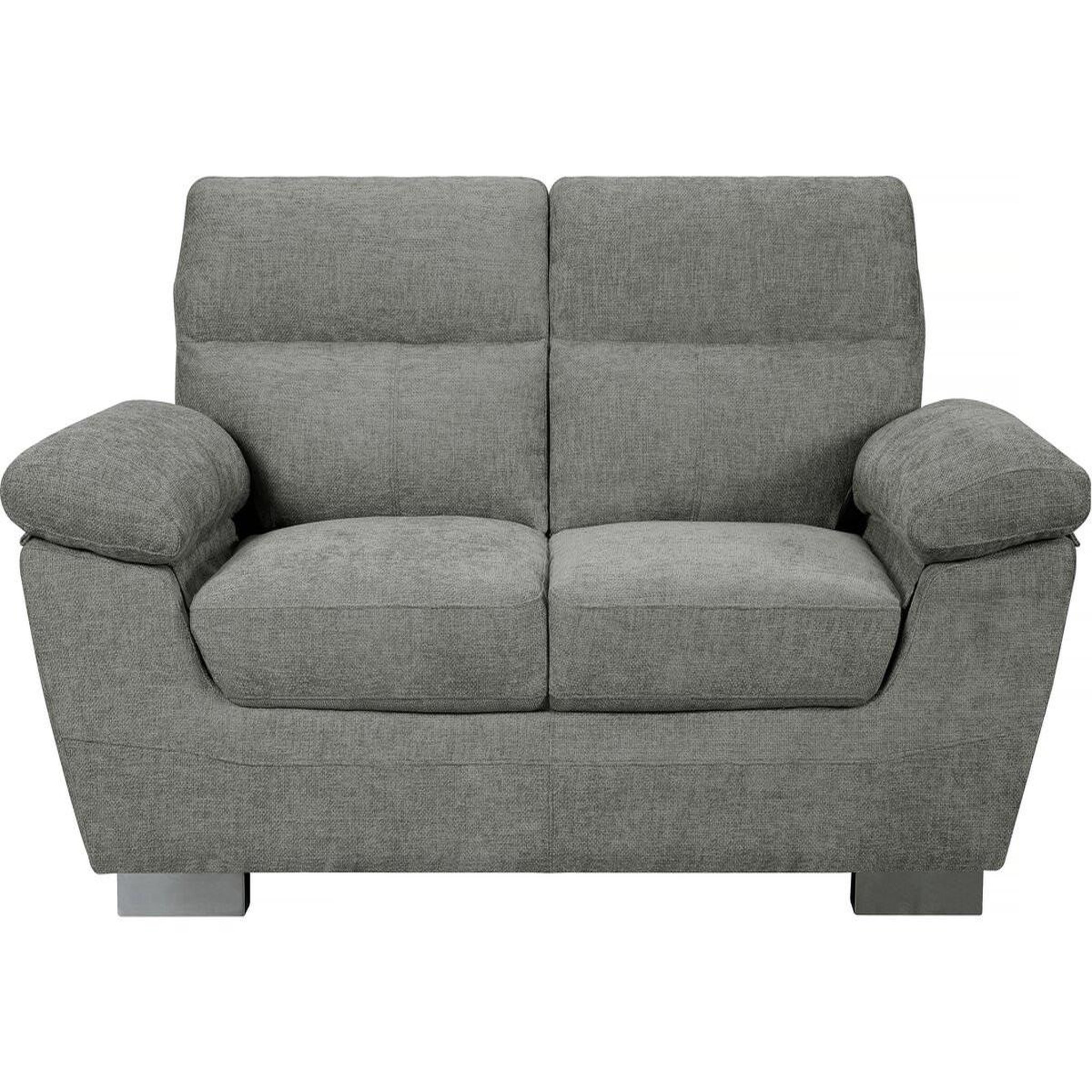 Habitat et Jardin Canapé fixe en tissu  dallas  - 169 x 88 x 90 cm - 2 places - gris