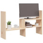 Voir la diapositive 4 : VIDAXL Support pour moniteur (39 72)x17x43 cm Bois de pin solide