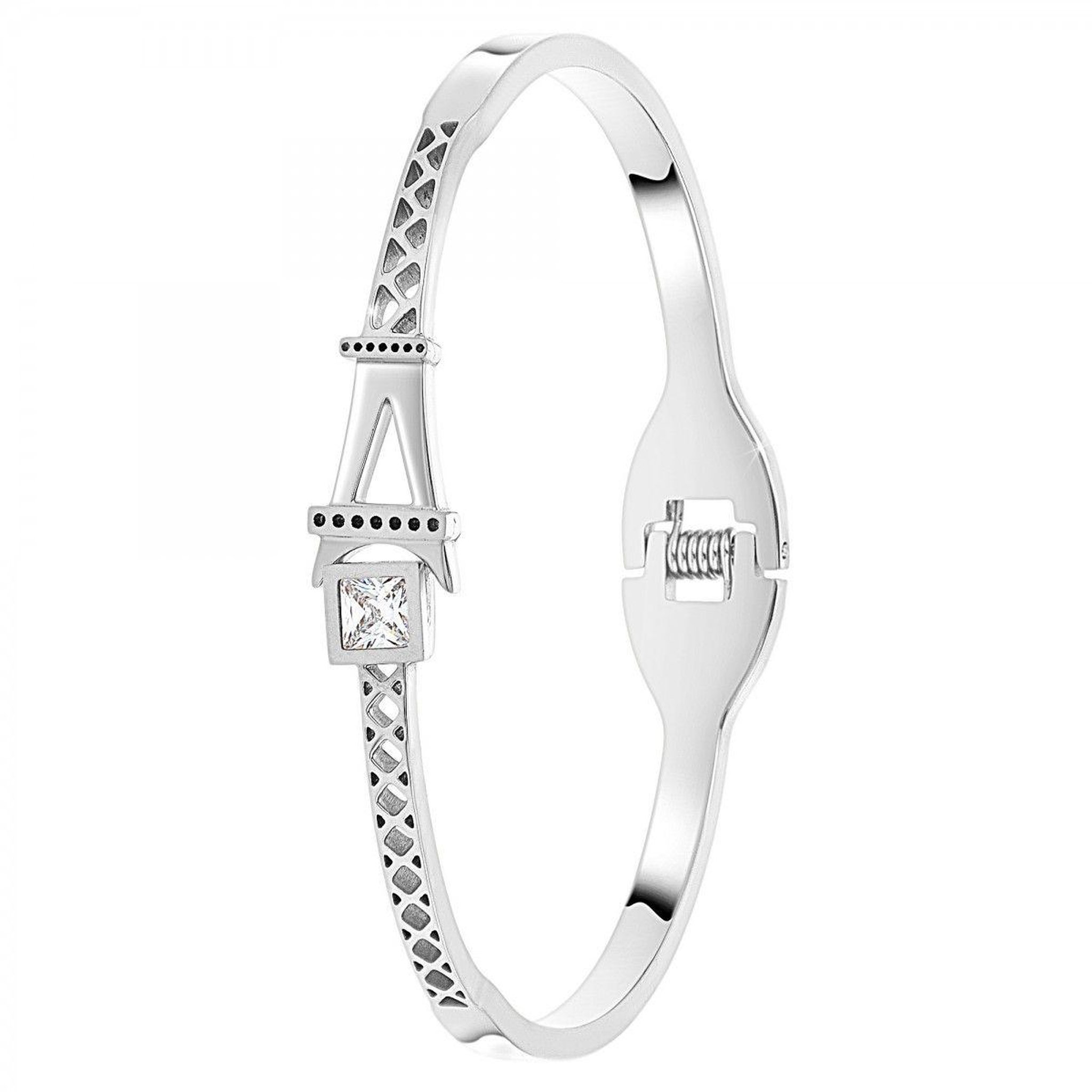 SC CRYSTAL Bracelet Tour Eiffel en acier inoxydable par SC Crystal