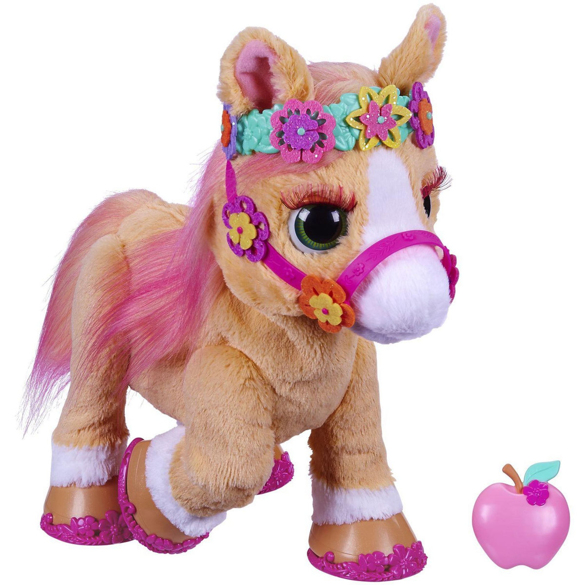 HASBRO Peluche Furreal Cannelle mon poney coquet 