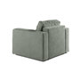 Voir la diapositive 3 : BEST MOBILIER Topaze - fauteuil - en tissu velours relief