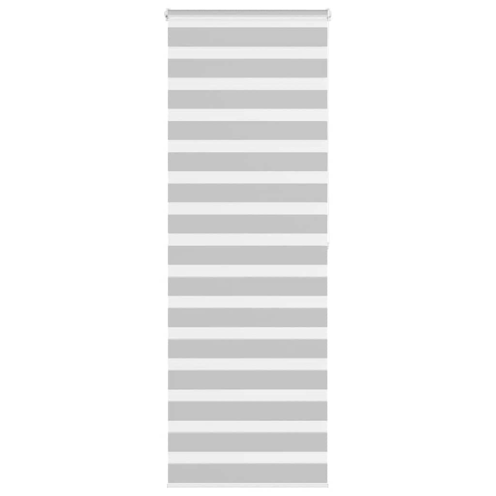 VIDAXL Store zebre gris clair largeur du tissu 70,9 cm polyester