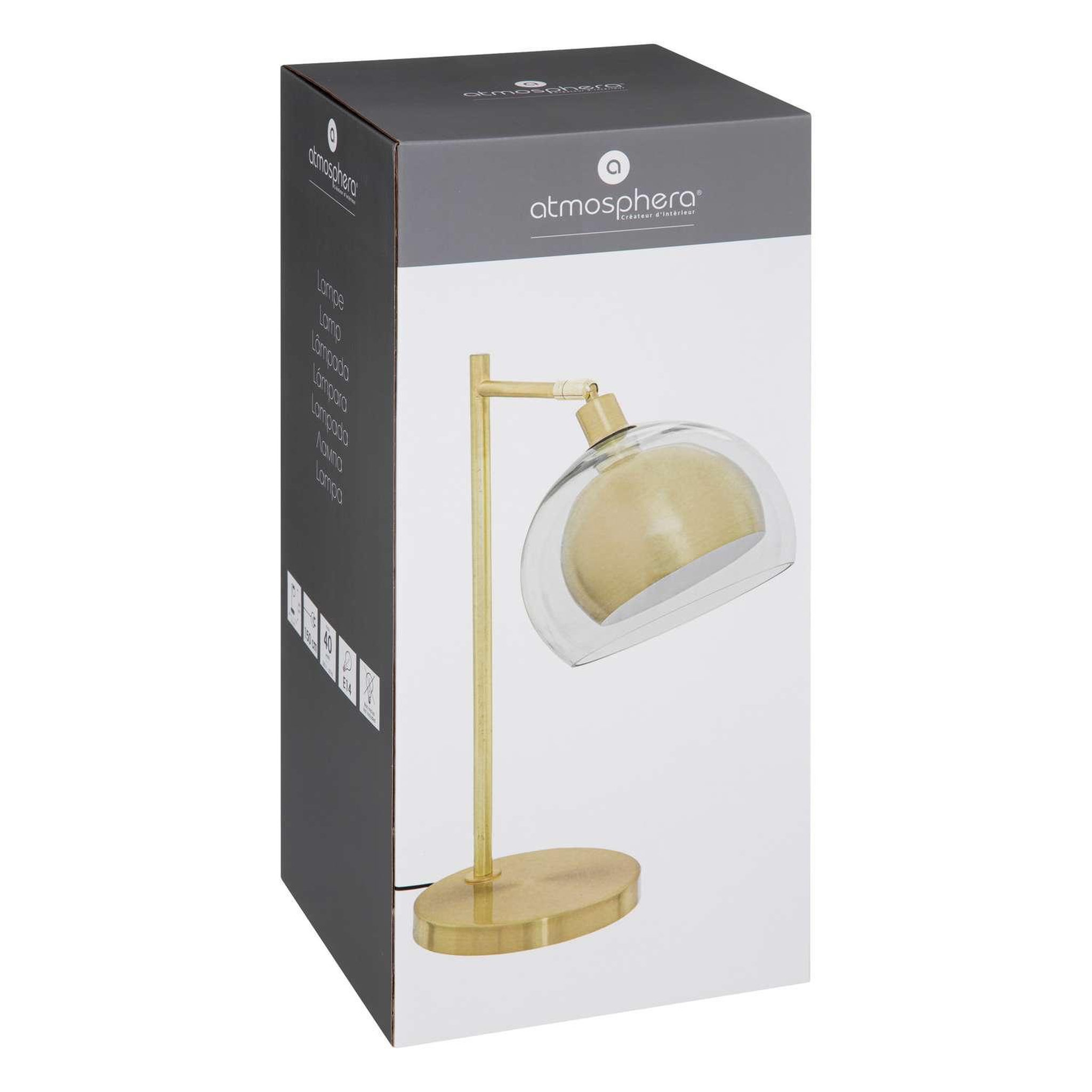 Voir la diapositive 6 : ATMOSPHERA Lampe à poser bellezza - h. 48 cm - doré