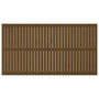 Voir la diapositive 4 : VIDAXL Tete de lit murale Marron miel 204x3x110 cm Bois massif de pin
