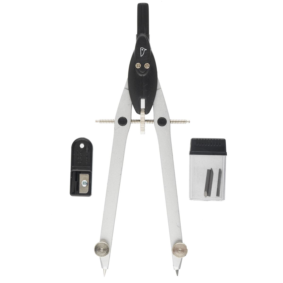 AUCHAN Compas à balustre 3 pièces - gris