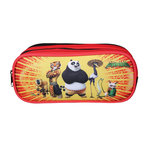 Bagtrotter BAGTROTTER Trousse scolaire 2 compartiments Kung Fu Panda Rouge