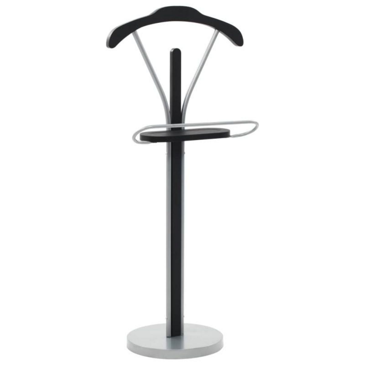VIDAXL Valet de chambre 45 x 35 x 107 cm Noir et gris
