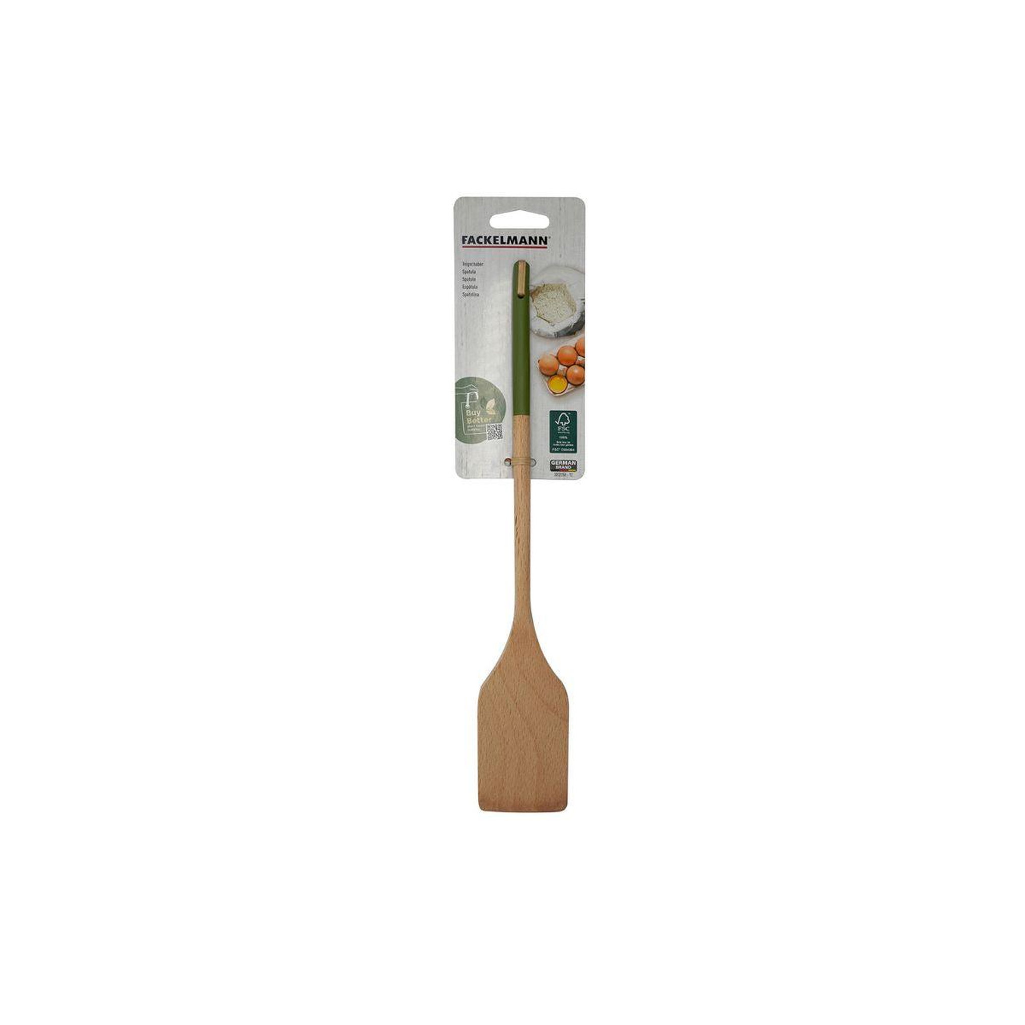 Voir la diapositive 4 : Fackelmann Set de 2 ustensiles de cuisine spatule en bois et spatule fackelmann boisselerie