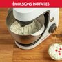 Voir la diapositive 5 : MOULINEX Robot pâtissier 4.6l 1100w blanc - qa510110