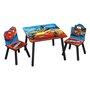 CARS Table rectangulaire + 2 chaises CARS