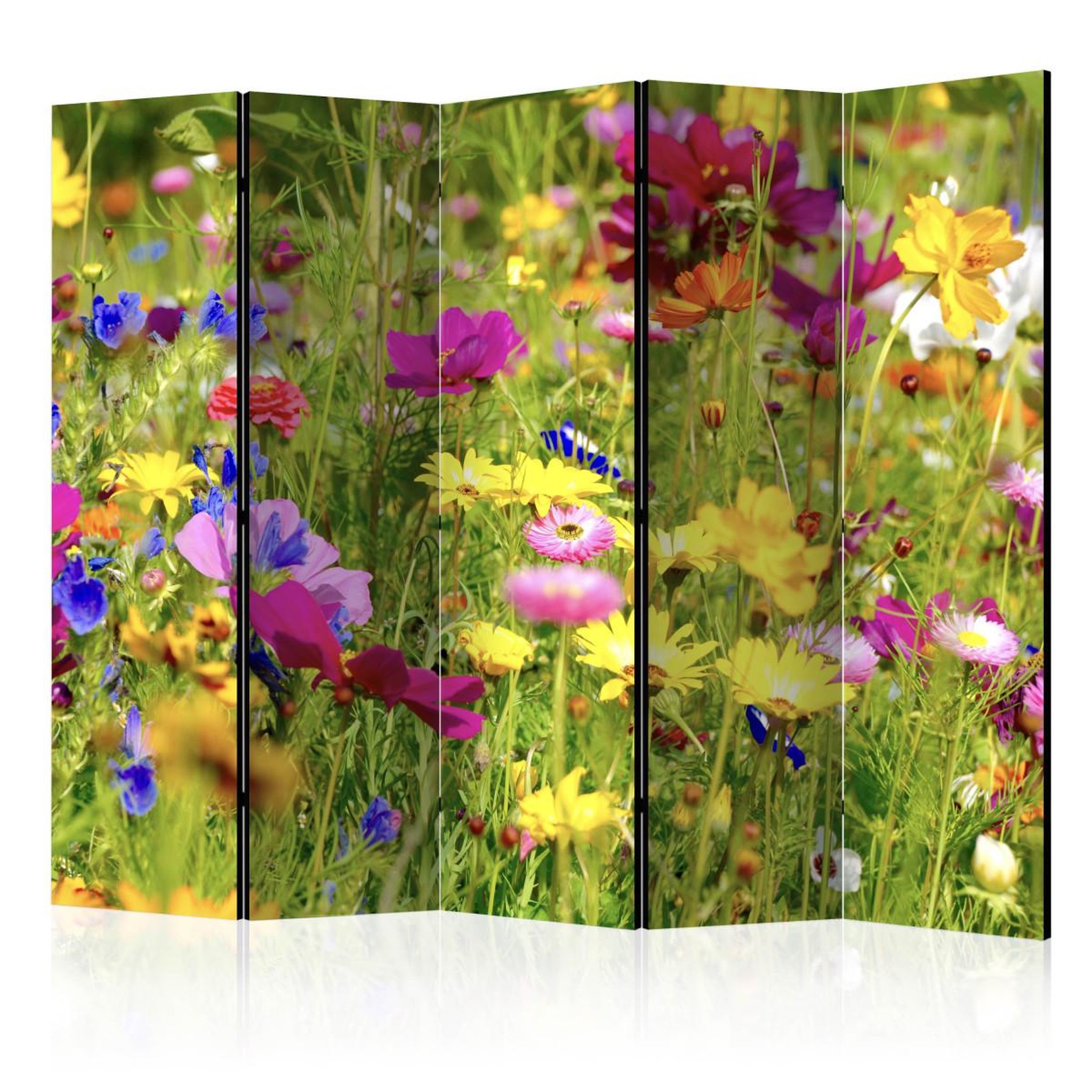 Paris Prix Paravent 5 volets  summer flowers  172x225cm