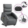 Voir la diapositive 5 : VIDAXL Fauteuil inclinable de massage Gris Similicuir