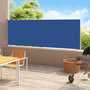 Voir la diapositive 1 : VIDAXL Auvent lateral retractable de patio 180x500 cm Bleu