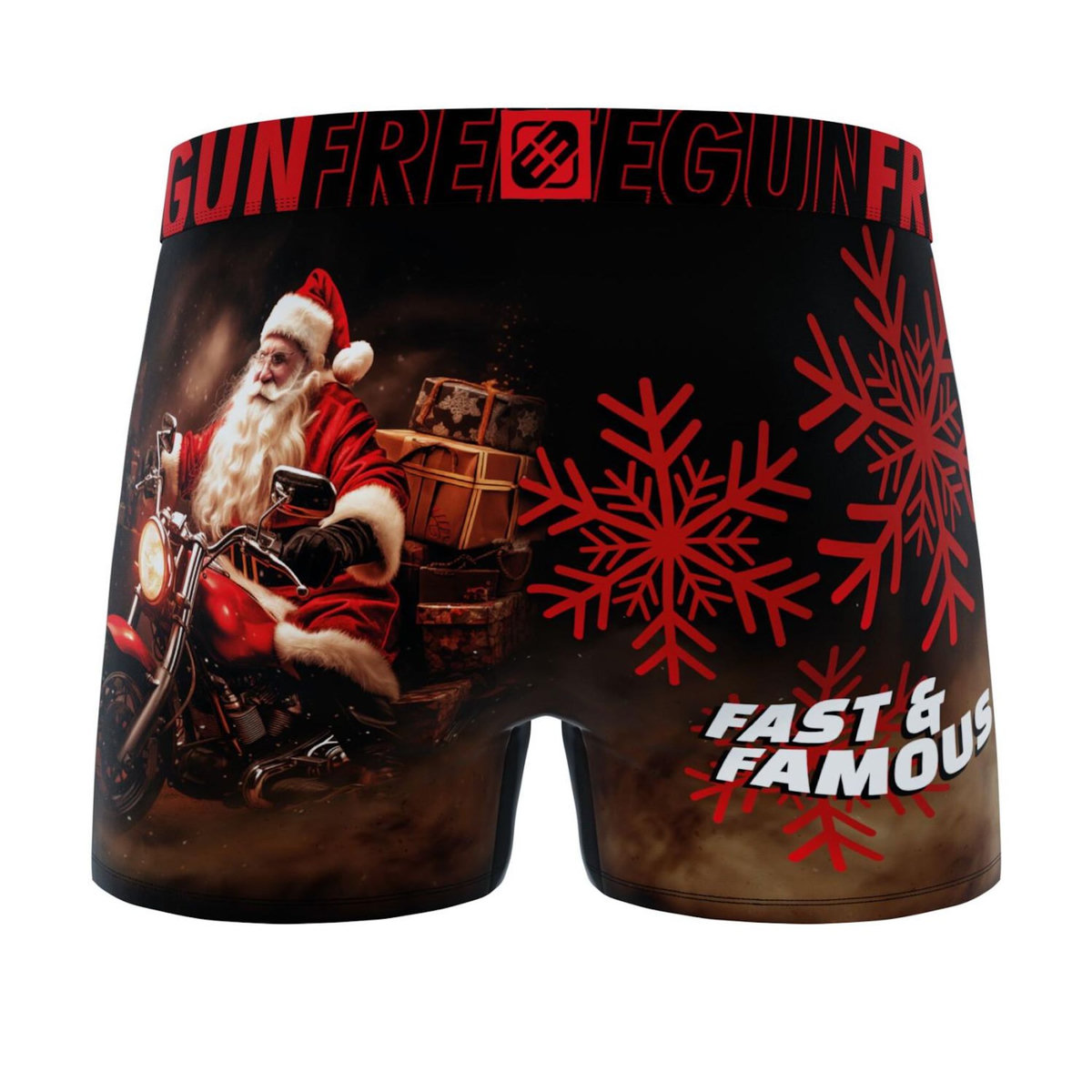 FREEGUN Lot de 3 boxers homme Christmas
