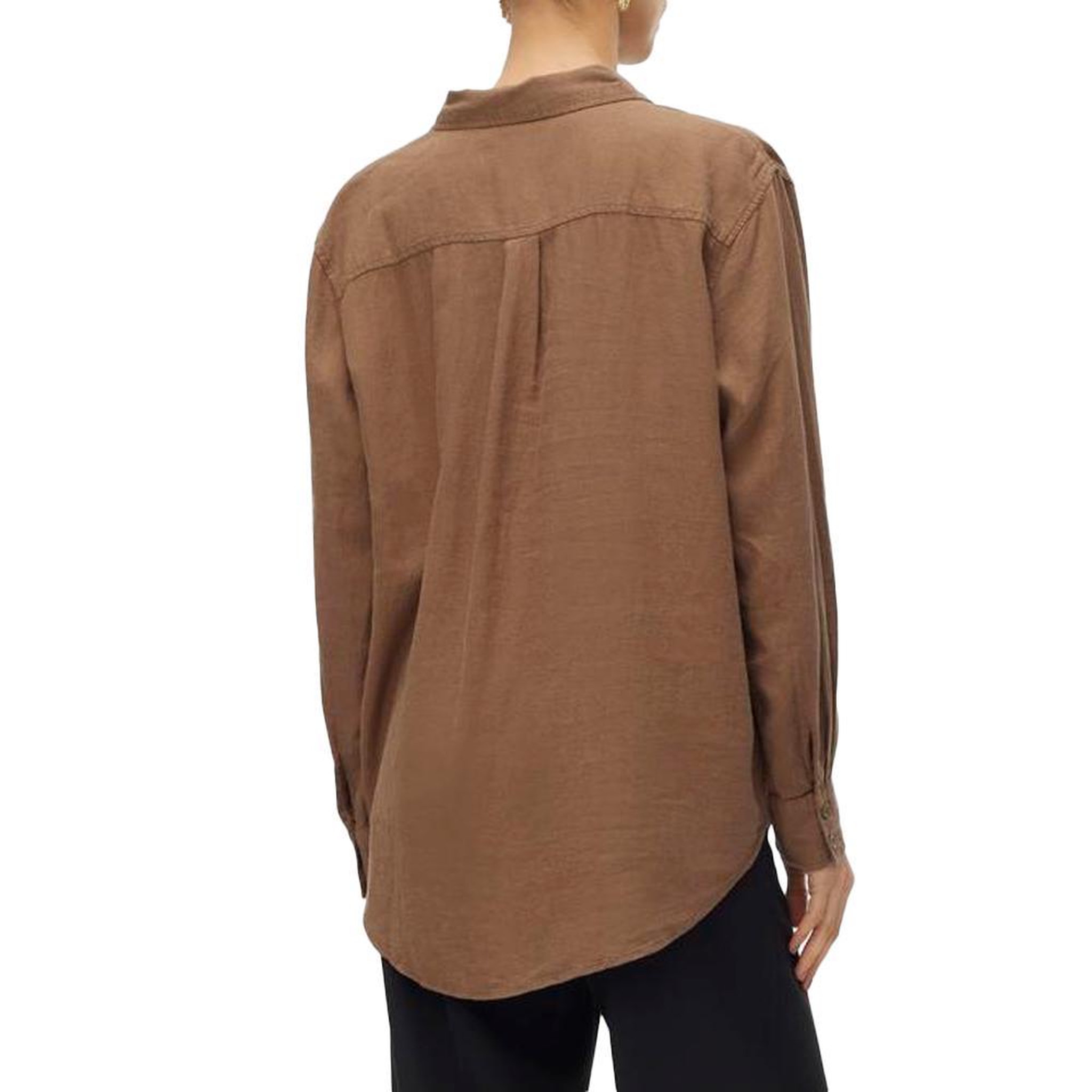 Voir la diapositive 2 : Vero Moda Chemise Manches Longues Marron Femme Vero Moda 10305085