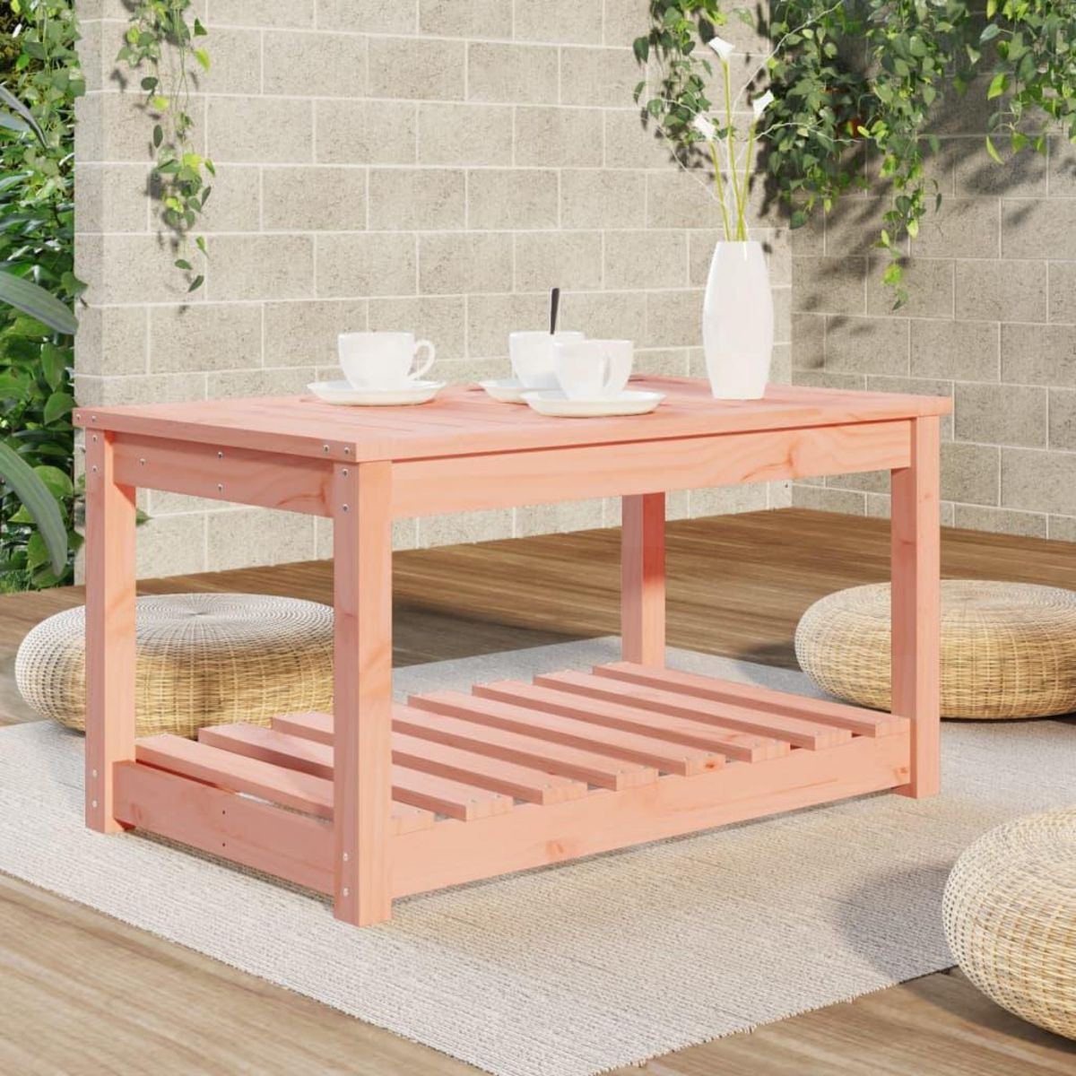 VIDAXL Table de jardin 82,5x50,5x45 cm bois massif de douglas