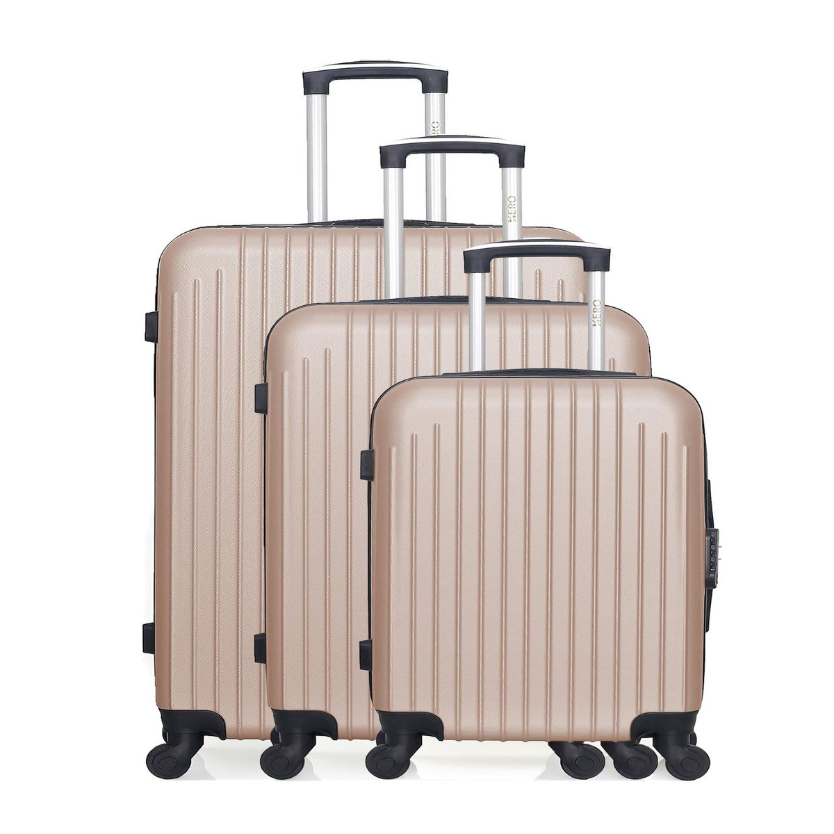 HERO HERO - Set de 3 Valises CARPATES 75 cm 4 Roues