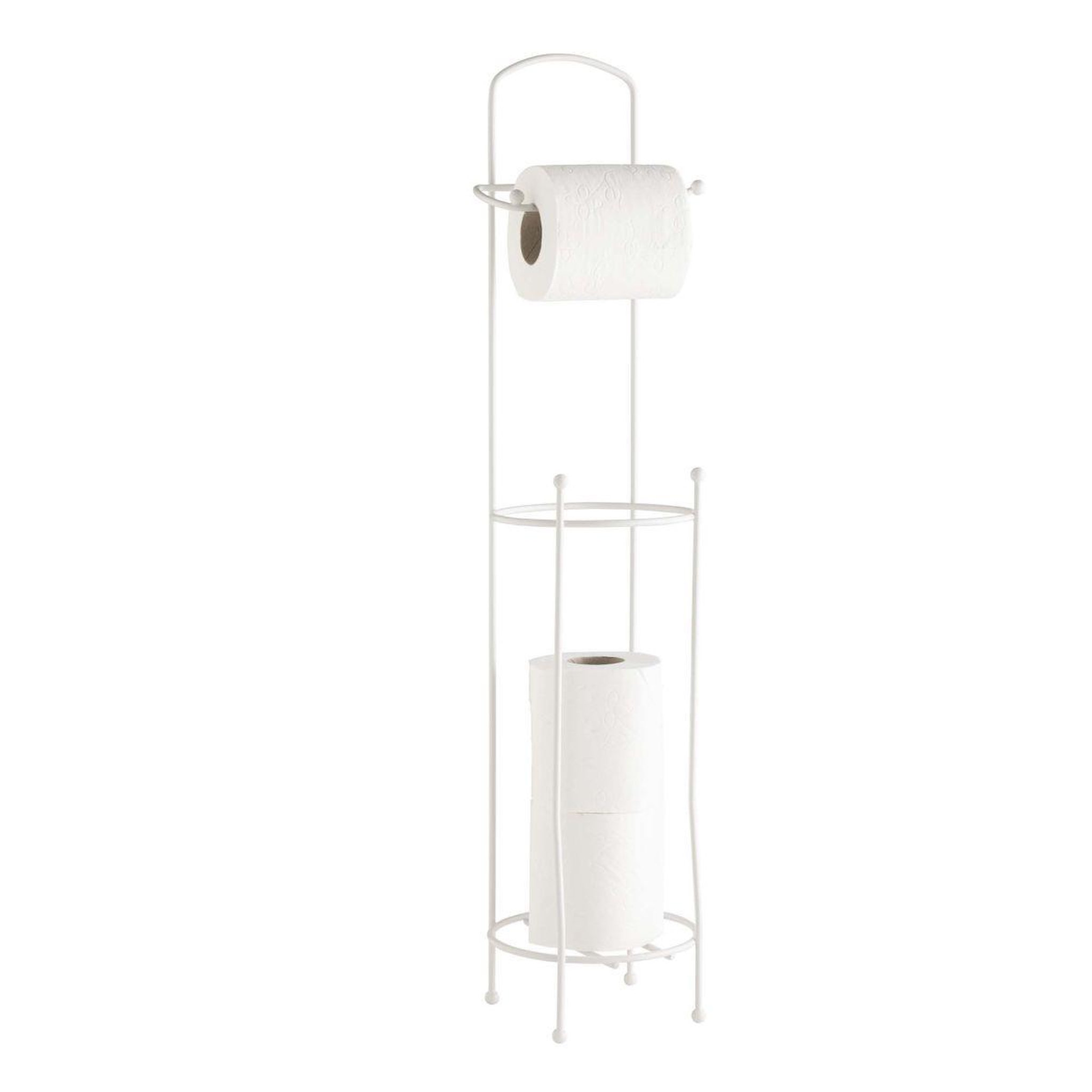 Voir la diapositive 2 : Douceur d'Intérieur Dérouleur Papier WC Avec Réserve  Filano  65cm Blanc