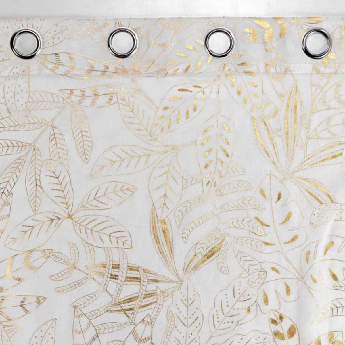 Paris Prix Rideau Voilage à Œillets  Belflor  140x280cm Blanc