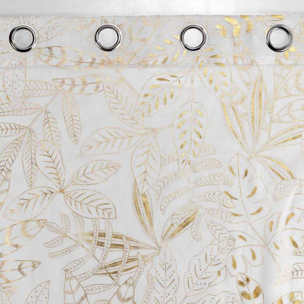 Paris Prix Rideau Voilage à Œillets  Belflor  140x280cm Blanc