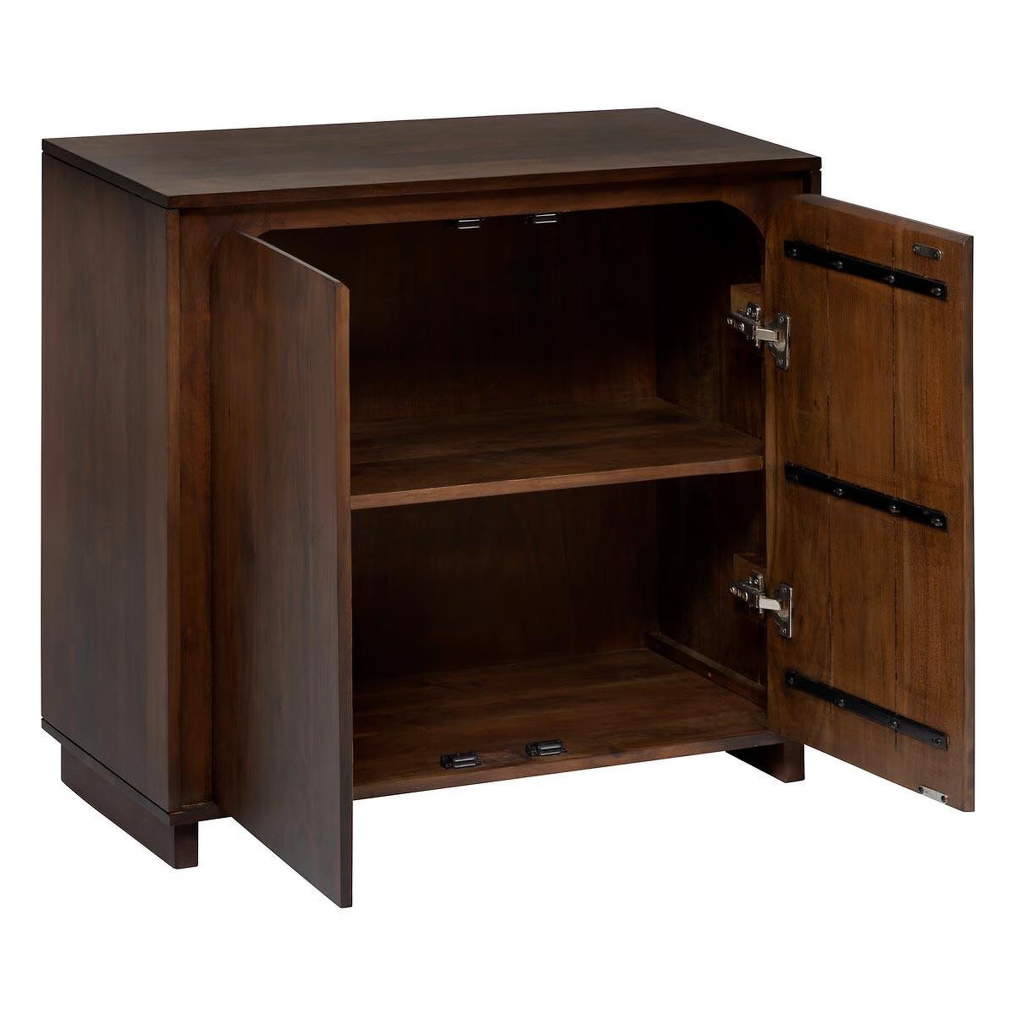 Voir la diapositive 2 : ATMOSPHERA Buffet 2 portes en bois  isana  85cm marron