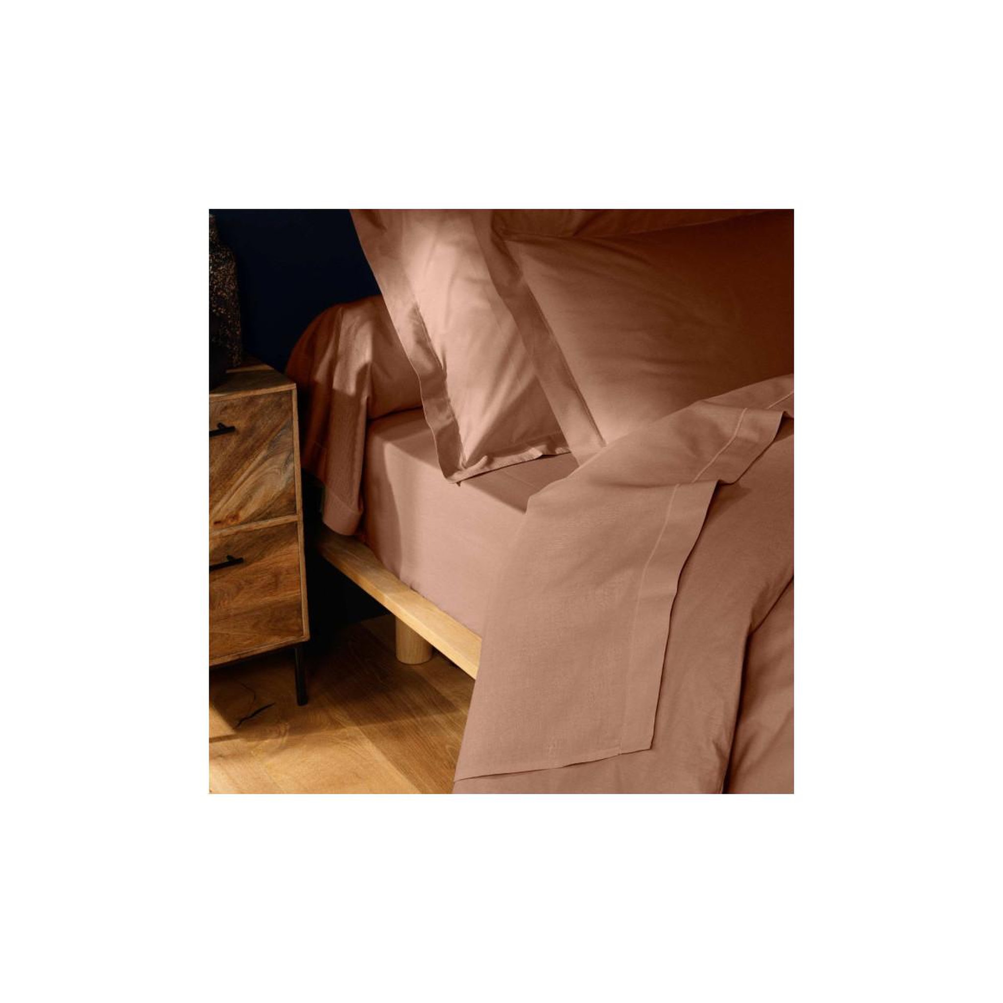 Voir la diapositive 4 : Douceur d'Intérieur Taie d'Oreiller  Lina  63x63cm Rose Blush