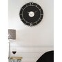 Voir la diapositive 6 : Paris Prix Horloge Murale en Métal  Silver Glam  60cm Noir