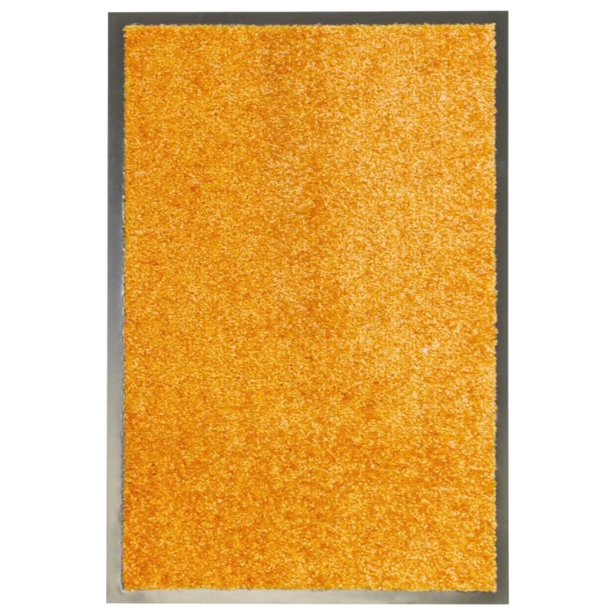 VIDAXL Paillasson lavable Orange 40x60 cm