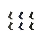 FILA Lot de 6 Paires de Chaussettes de ville homme en bambou FU5511. Coloris disponibles : Gris