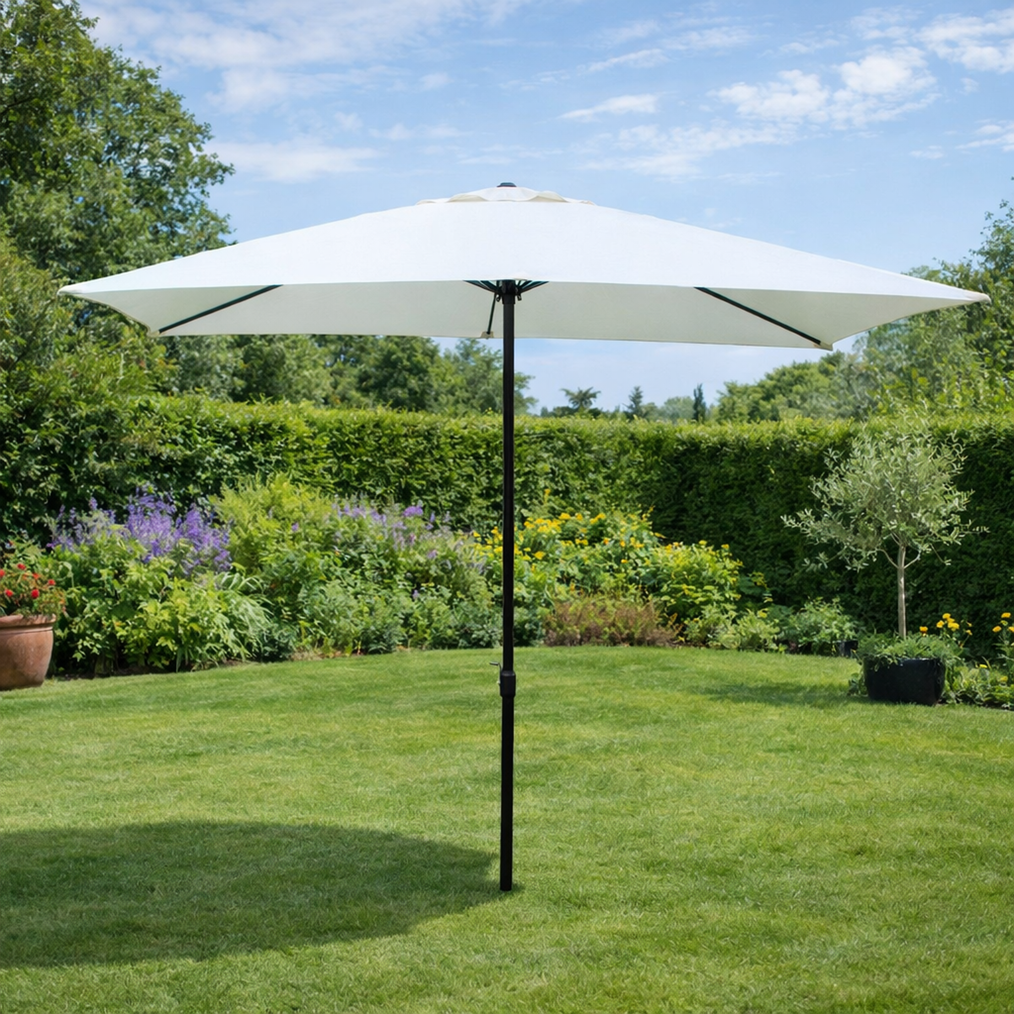 Voir la diapositive 3 : CONCEPT USINE Parasol  ecru  rectangle 293 x 193 m spezia