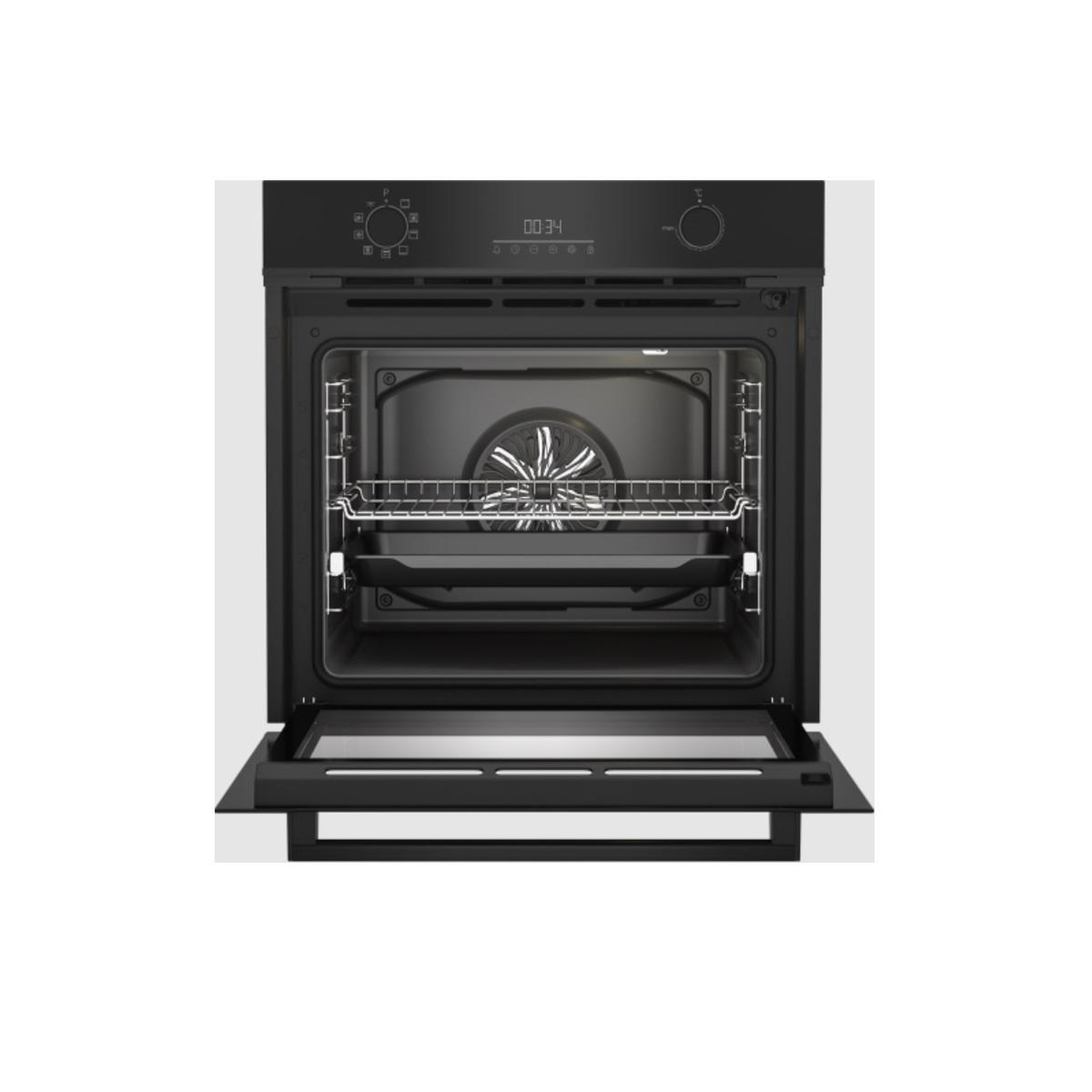 Voir la diapositive 4 : Beko Four intégrable 72l 60cm a  pyrolyse noir - BBIM13300DXPSE-1